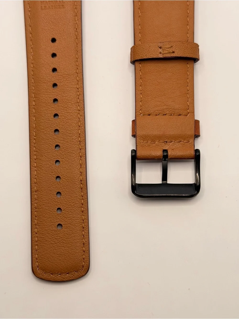 Apple Watch Natural Leather Band, 42/44/46/49mm, Brown, New